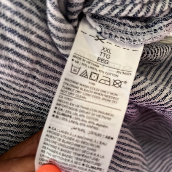 Women’s Old Navy striped tunic top - Cute & Perfect for Summer!! Plus Size 2X - Picture 5 of 5